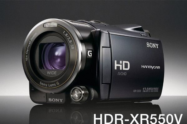 Sony HDRXR550V Camcorder - Black | Camerafarm Australia