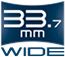 33.7mm Wide