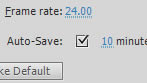 Auto-save and file recovery