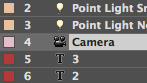 Multiple 3D cameras per composition