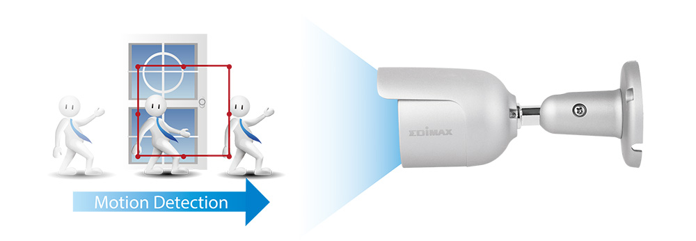 Edimax IC-9110W HD Wi-Fi Mini Outdoor Network Camera, Day & Night, motion detection