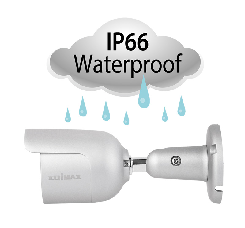 Edimax IC-9110W HD Wi-Fi Mini Outdoor Network Camera, Day & Night, EdiView II, easy remote monitoring