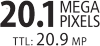 20.1 Megapixel CMOS Sensor