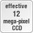 effective 12 mega-pixel CCD