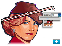 Transparency in gradients