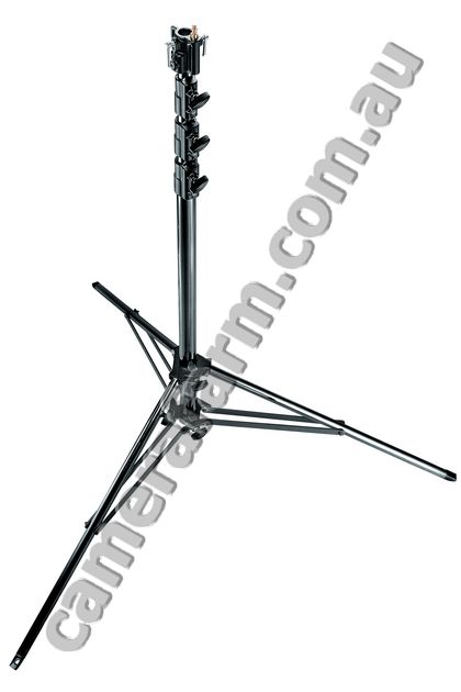 Manfrotto 670BU Black Super Steel Stand - Click Image to Close