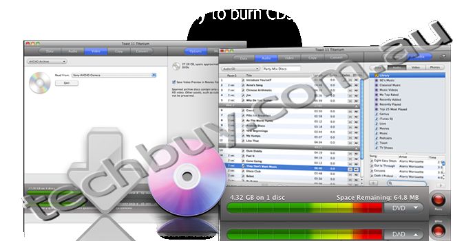 The easiest and fastest way to burn CDs, DVDs and Blu-ray discs