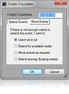 Vegas Production Assistant Crossfade Tool