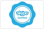 Skype-certified for high-quality HD video calling experience