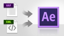 Avid AAF and FCP 7 XML file import with Pro Import AE