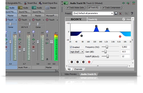 add audio effects to your movies and video projects