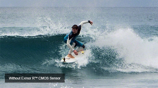 Without Exmor T� CMOS Sensor