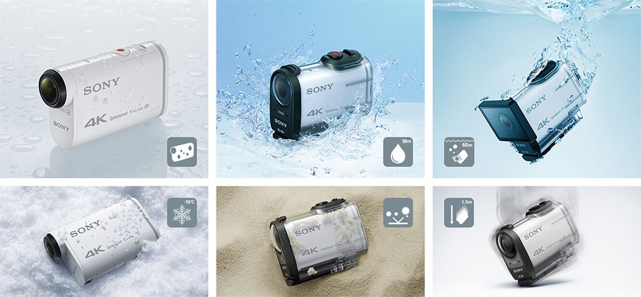 Splashproof And Shockproof Body For Carefree Filming