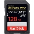 SanDisk 128GB Extreme Pro SDXC Card - UHS-I, Class10, V30, U3, Up to 170MB/s