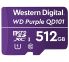 Western Digital WDD512G1P0C Purple MicroSD Card - 512GB  Weather Humidity Resistant for Surveillance IP Cameras mDVRs NVR Dash