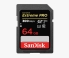 SanDisk 64GB Extreme PRO SDHC and SDXC UHS-II cards  Up to 300MB/s Read, Up to 260MB/s Write