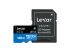Lexar 128GB High-Performance 633x microSDHC/microSDXC UHS-I Card with Adapter up to 100MB/s read, up to 45MB/s write