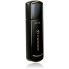 Transcend JetFlash 350 64 GB USB 2.0 Flash Drive - Black - 15 MB/s Read Speed - 11 MB/s Write Speed