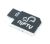 Nifty 4GB MiniDrive Micro SD Card Adapter - Silver - For MacBook Retina 15