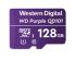 Western Digital WDD128G1P0C Purple MicroSD Card - 128GB  Weather Humidity Resistant for Surveillance IP Cameras mDVRs NVR Dash