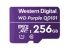 Western Digital WDD256G1P0C Purple MicroSD Card - 256GB  Weather Humidity Resistant for Surveillance IP Cameras mDVRs NVR Dash