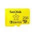 SanDisk 256GB Nintendo Licensed microSD Card for Nintendo Switch Up to 100MB/s Read, Up to 90MB/s Write