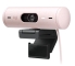 Logitech BRIO 500 Full HD 1080p Webcam - Rose  Light Correction, Auto-framing, Show Mode, 4MP, USB-C Plug & Play