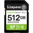 Kingston Canvas Select Plus 512 GB Class 10/UHS-I (U3) V10 SDXC - 1 - 150 MB/s Read