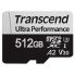 Transcend 340S 512 GB Class 10/UHS-I (U3) V30 microSDXC - 1 - 160 MB/s Read - 125 MB/s Write - 5 Year Warranty