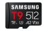 Samsung 512GB T9 Micro SD Memory Card, UHS-1 SDR104, Class 10, Grade 3 (U3), Read up to 200MB/s, 3 Years Limited Warranty